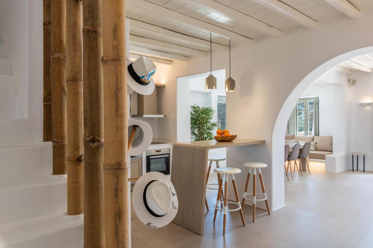 Mykonos Ag Villas In Ftelia Beach 외부 사진