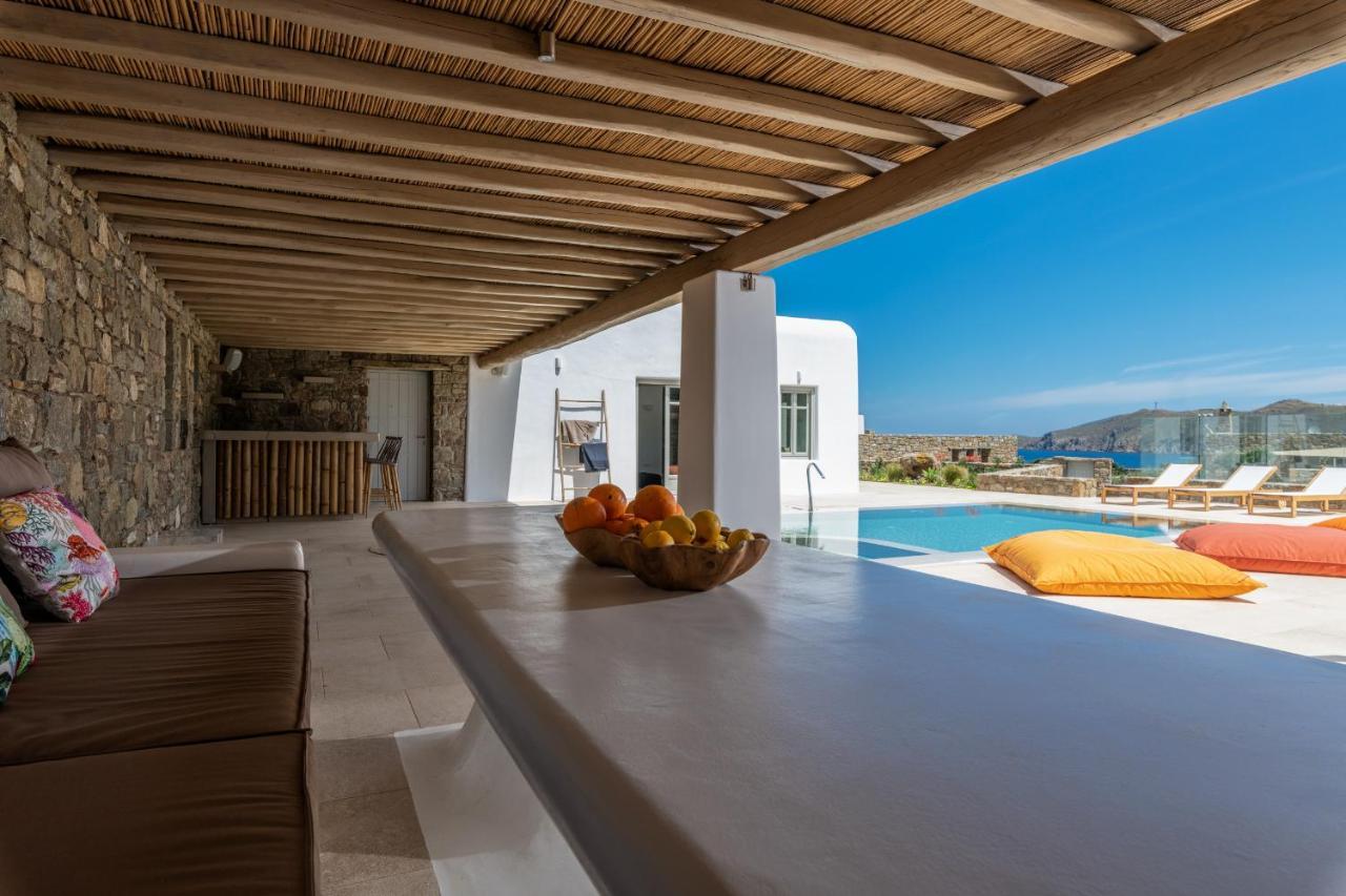 Mykonos Ag Villas In Ftelia Beach 외부 사진