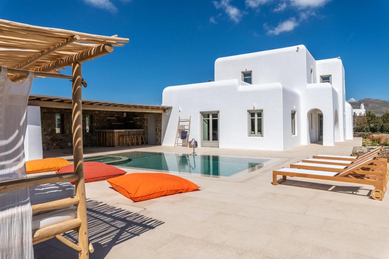 Mykonos Ag Villas In Ftelia Beach 외부 사진