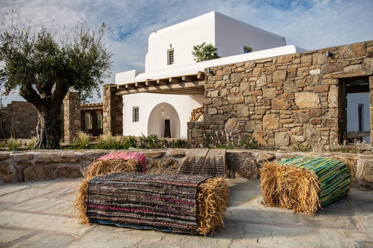 Mykonos Ag Villas In Ftelia Beach 외부 사진