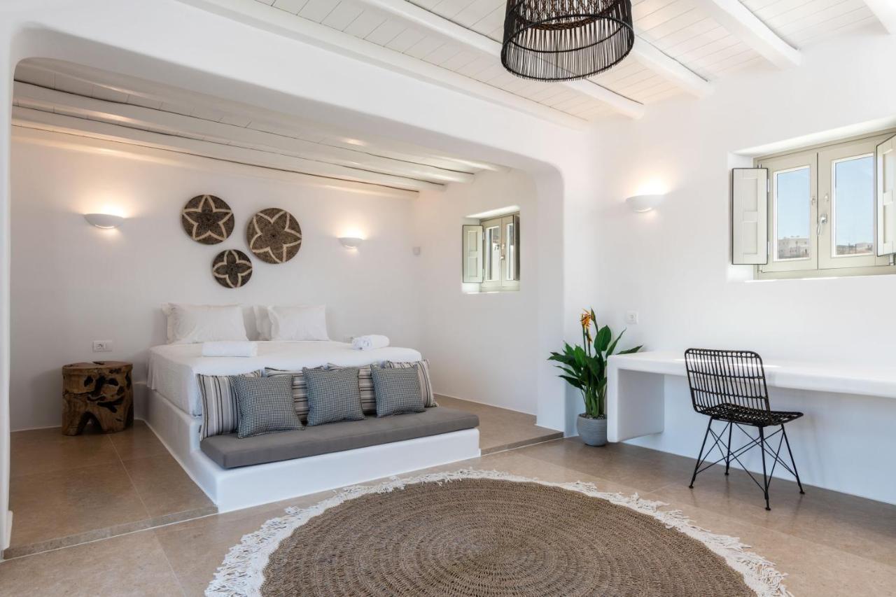 Mykonos Ag Villas In Ftelia Beach 외부 사진