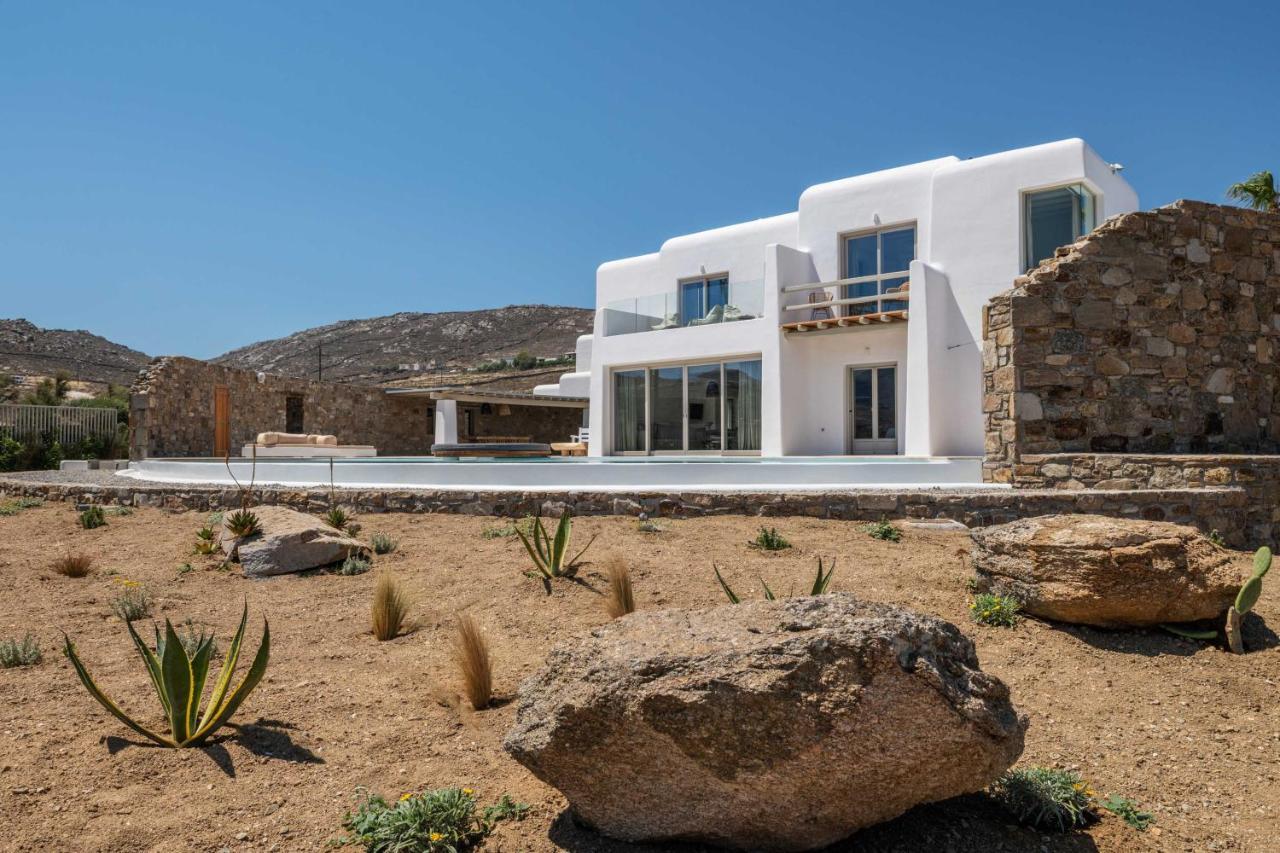 Mykonos Ag Villas In Ftelia Beach 외부 사진