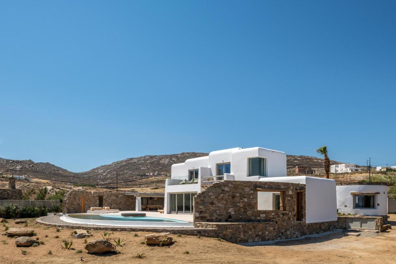 Mykonos Ag Villas In Ftelia Beach 외부 사진